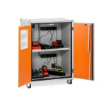 DULAP METALIC ANTIFOC DEPOZITARE & INCARCARE BATERII 89X66X111CM + PICIOARE. 1-F - imagine 2