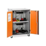 DULAP METALIC ANTIFOC DEPOZITARE & INCARCARE BATERII 89X66X111CM + PICIOARE. 1-F - imagine 6