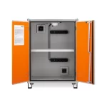 DULAP METALIC ANTIFOC DEPOZITARE & INCARCARE BATERII 89X66X111CM + PICIOARE. 1-F - imagine 7