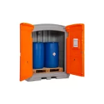 DULAP PE HAZMAT DEPOZITARE MATERIALE PERICULOASE 220LT/600KG 127X94X153 - imagine 2