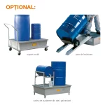 CUVA GRP 220LT 128X85X29 CM CU GRATAR GALVANIZAT - imagine 3