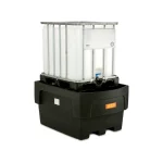 CONTAINER IBC 1100LT/1500 KG PE CU GRATAR PE 162X117X88 CM - imagine 4