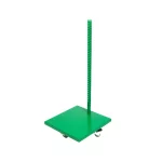 COLOANA H1023 STAND FLORI CU BAZA 500X500MM 4 ROTI VERDE RAL 6029