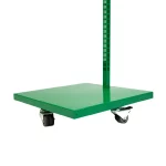 COLOANA H1023 STAND FLORI CU BAZA 500X500MM 4 ROTI VERDE RAL 6029 - imagine 2