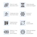 ROBOT LIVRARE INTELIGENTA BOT 2, 40KG, 12H AUTONOMIE, VSLAM + LIDAR, 580X535X129 - imagine 5