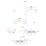 SISTEM LIFT+CONVEIOR AUTOMATIZAT PENTRU TRANSFER CUTII L400 MM - imagine 3