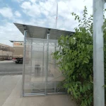 ADAPOST PENTRU FUMAT 3500 x 2200 H2400 MM + BANCUTE LEMN - imagine 3